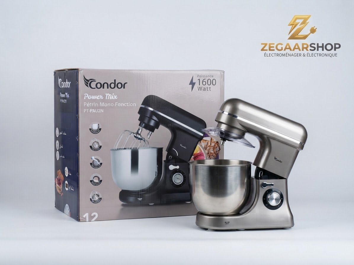 عجانة كوندور باور ميكس 1600 واط - 8 litre Condor Power Mix (PT-PAU2N) - الصورة 4