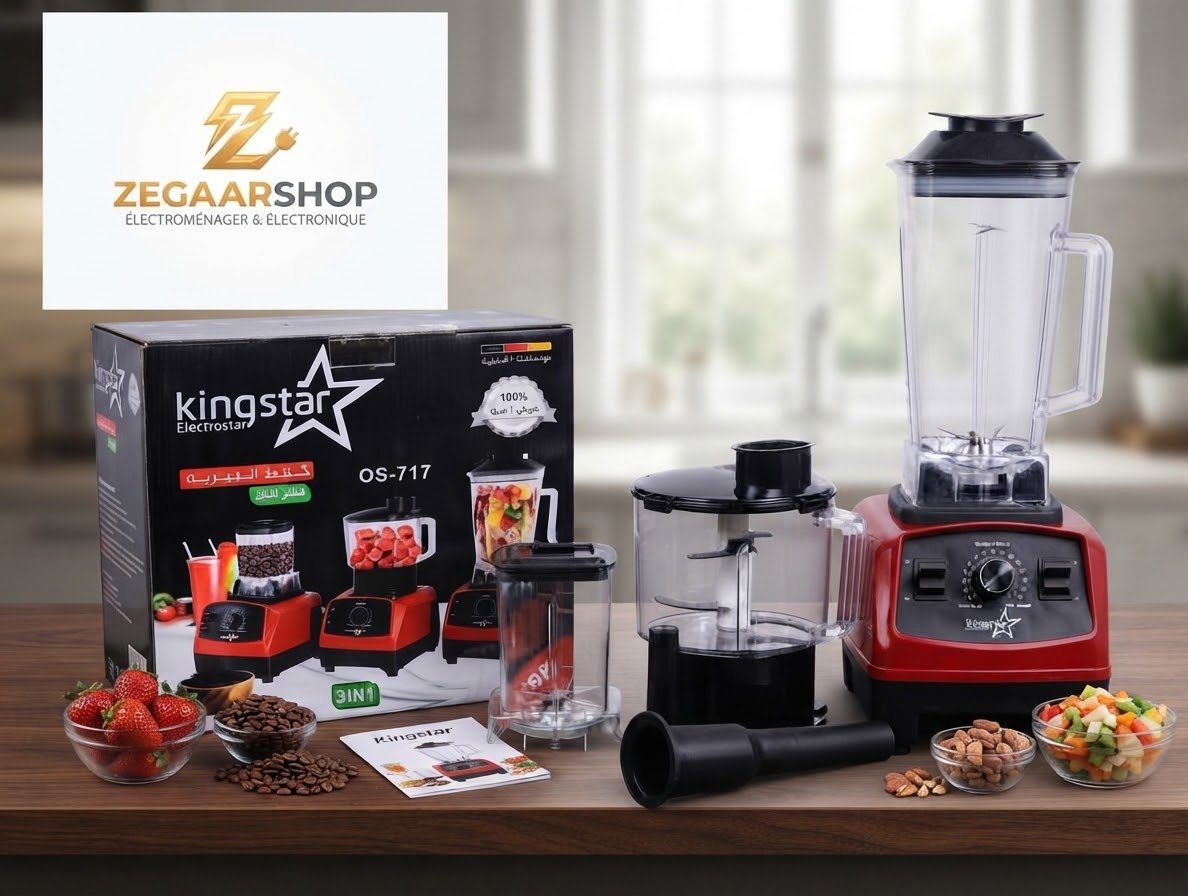 خلاط Kingstar Electrostar OS-717 متعدد الاستخدامات (3 في 1 - الصورة 5