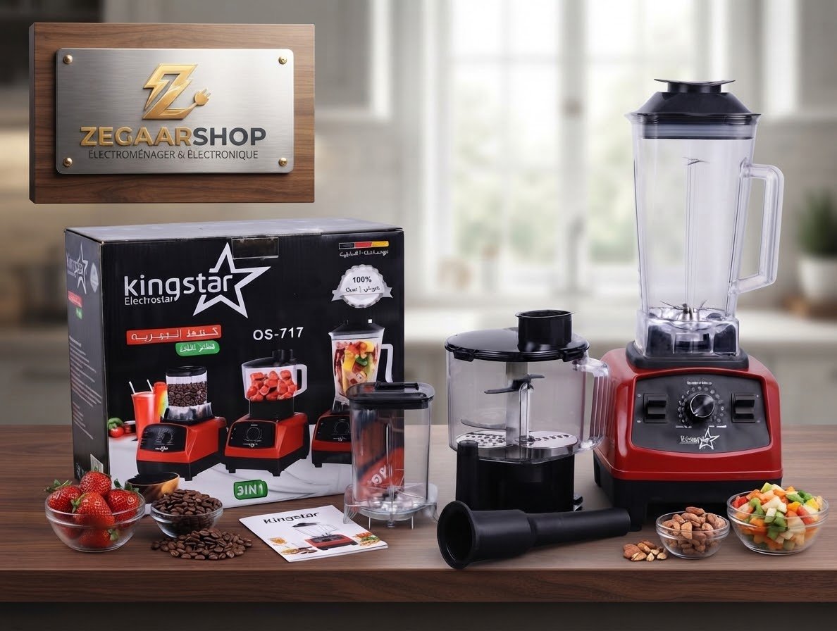 خلاط Kingstar Electrostar OS-717 متعدد الاستخدامات (3 في 1 - الصورة 4