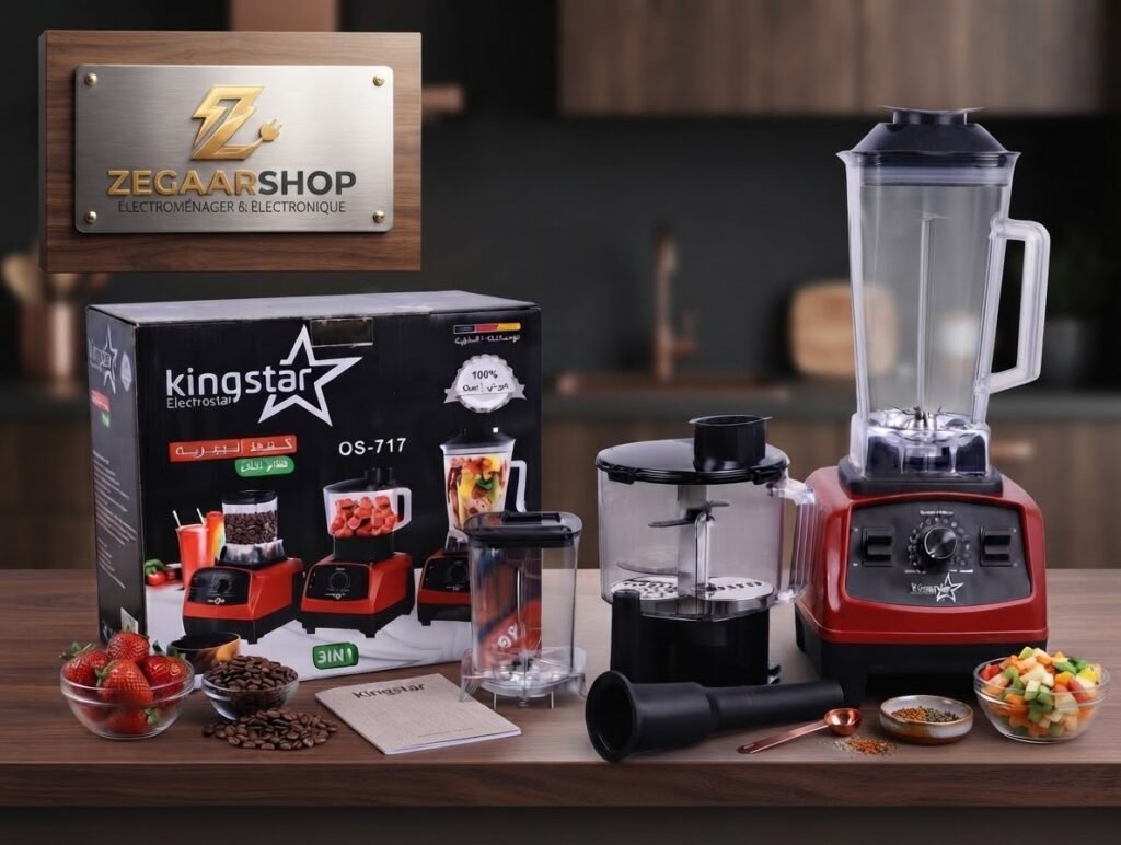 خلاط Kingstar Electrostar OS-717 متعدد الاستخدامات (3 في 1
