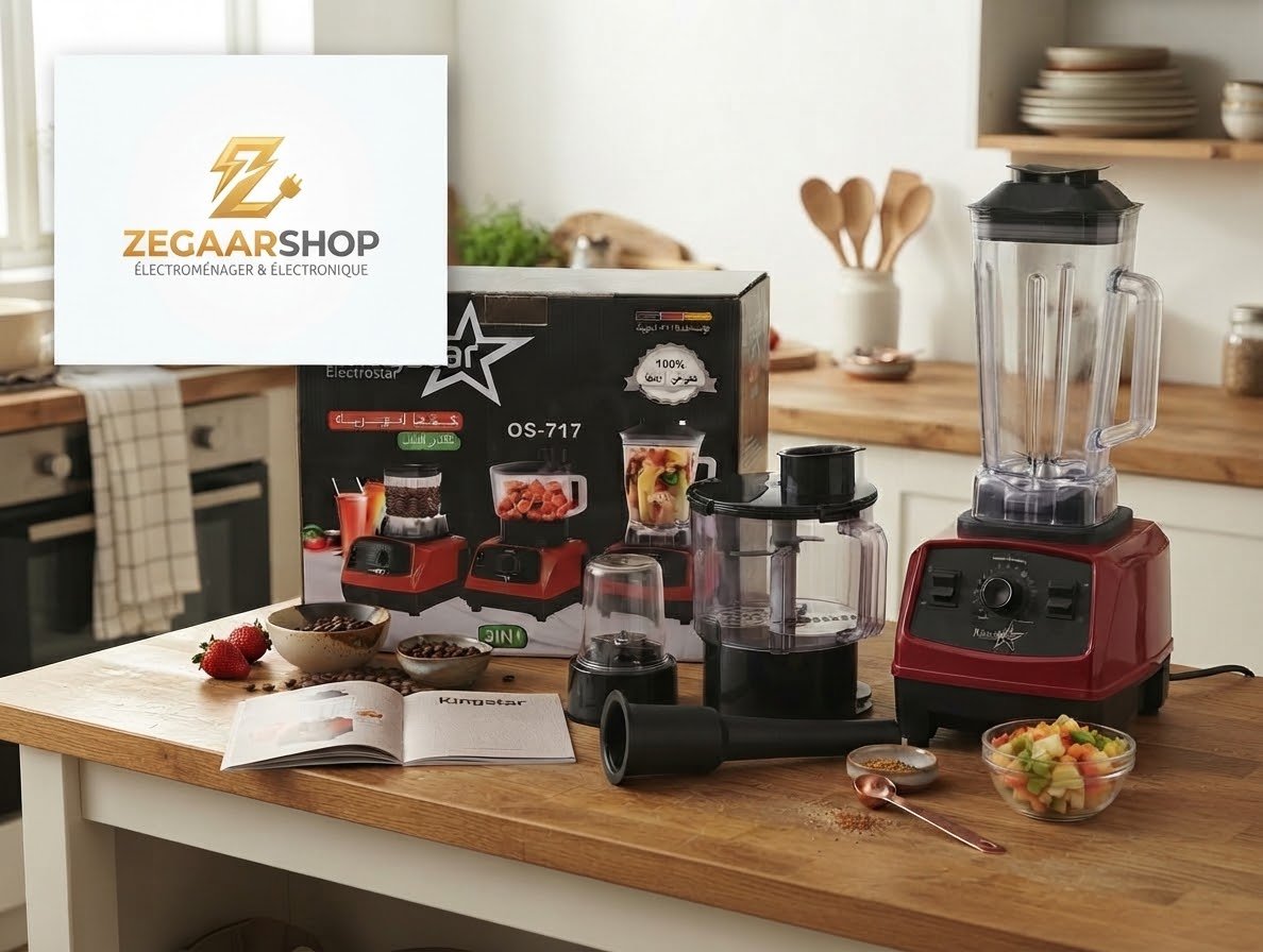 خلاط Kingstar Electrostar OS-717 متعدد الاستخدامات (3 في 1 - الصورة 3