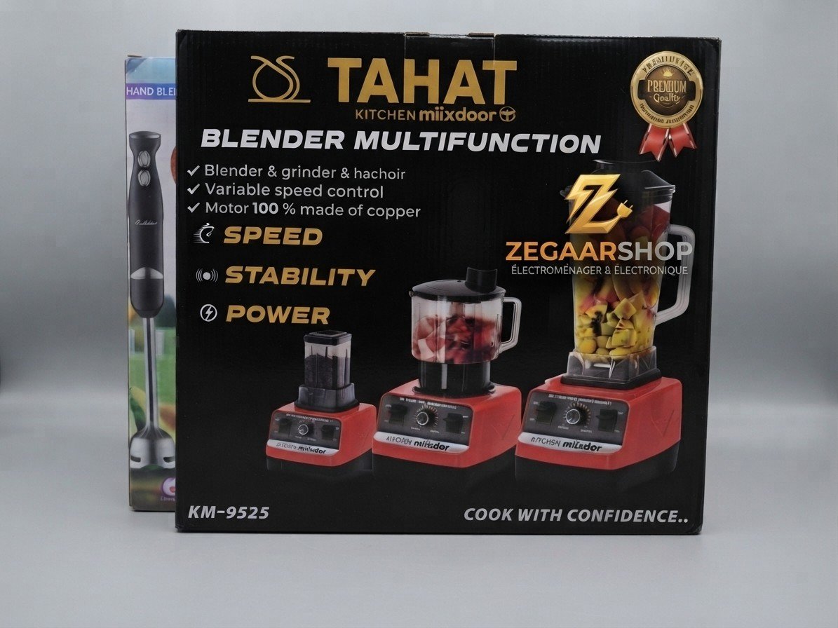 خلاط TAHAT Kitchen Miixdoor (الموديل KM-9525) - الصورة 2