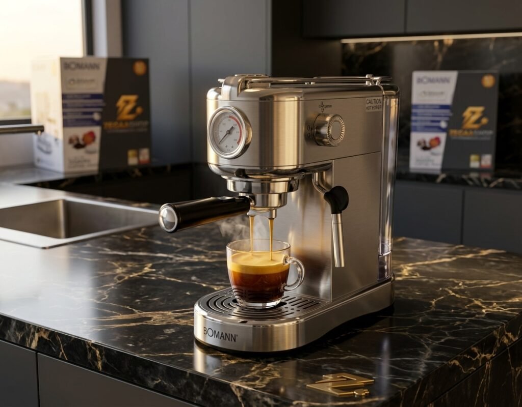 آلة صنع القهوة  Machine À Café  BOMANN 5 in 1