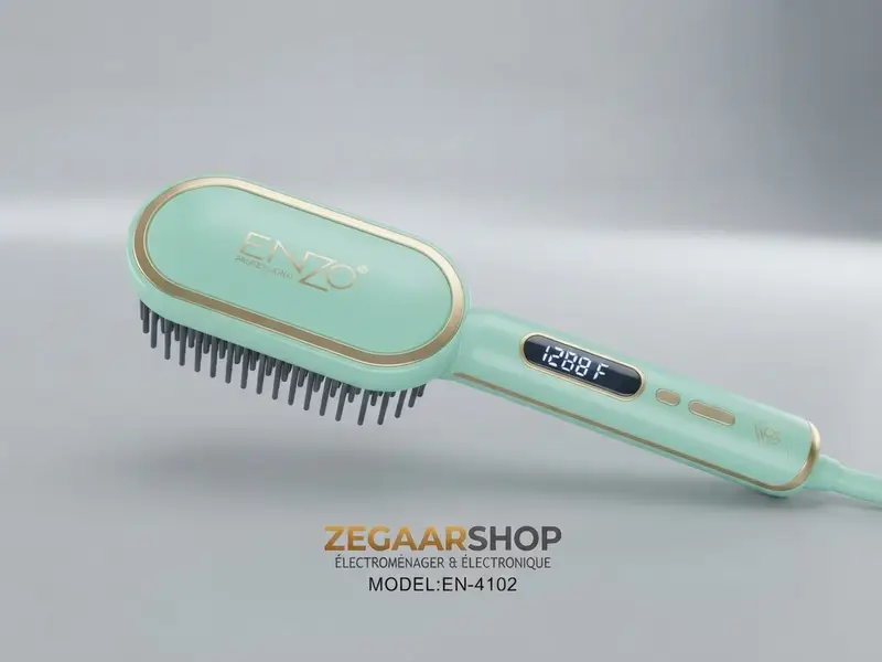 فرشاة فرد الشعر بالبخار من ENZO Professional (الموديل EN-4102)