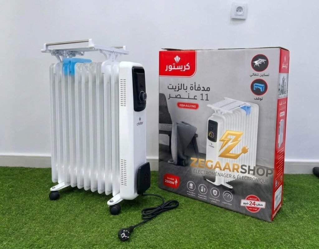 مدفأة الزيت الكهربائية من كريستور (Cristor) – 11 عنصر بقوة 2500 واط